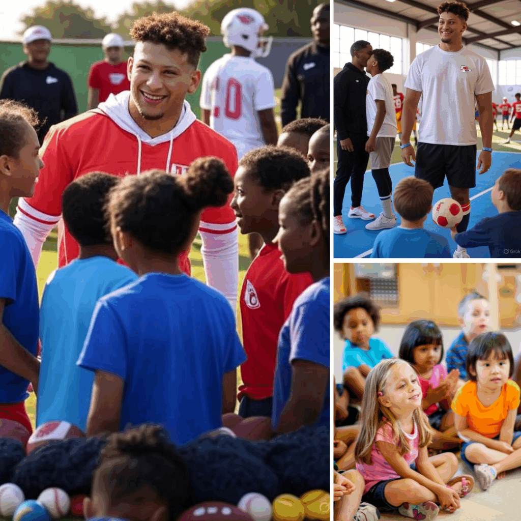 CHARITY CHAMP! PATRICK MAHOMES HOSTS FREE CLINICS FOR KIDS—WHAT’S THE MYSTERIOUS COACH’S ROLE? Mahomes’ youth camps thri