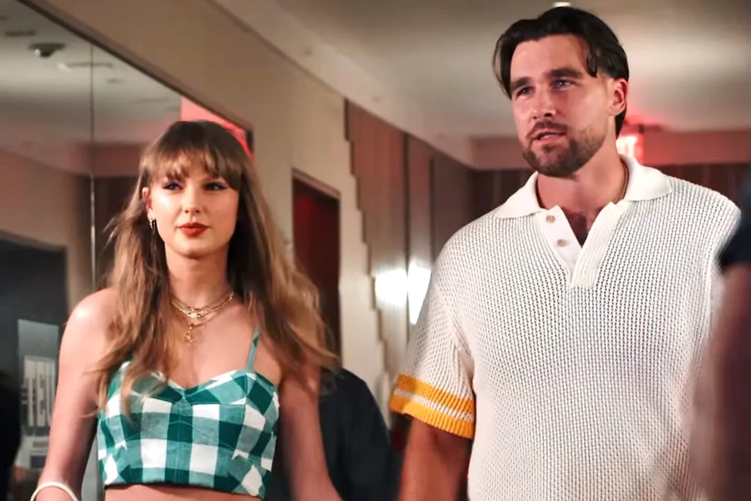 On his latest podcast, Travis Kelce opened up about wanting kids and starting a family — even tossing around some playful baby name ideas. But just when fans thought it couldn’t get any juicier, Taylor Swift unexpectedly called in… and casually mentioned one name that instantly sent shockwaves through the conversation. Kelce’s stunned reaction said it all — no one saw this coming