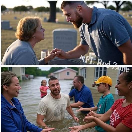 Travis Kelce paid off $119,000 in funeral costs for 16 Texas families — but one gravestone message made a mother collapse
